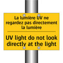 La lumière UV ne regardez pas  /.../ - UV light do not look directly  /.../