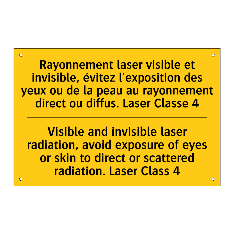 Rayonnement laser visible et invisible,  /.../ - Visible and invisible laser radiation,  /.../