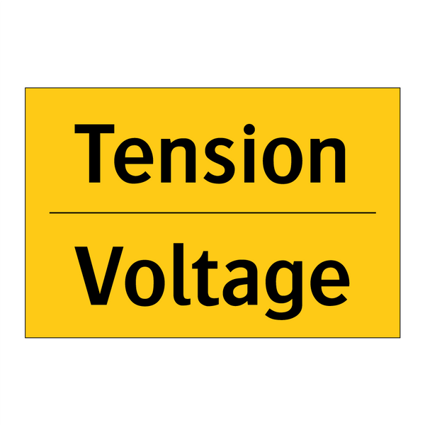 Tension - Voltage