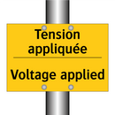 Tension appliquée - Voltage applied