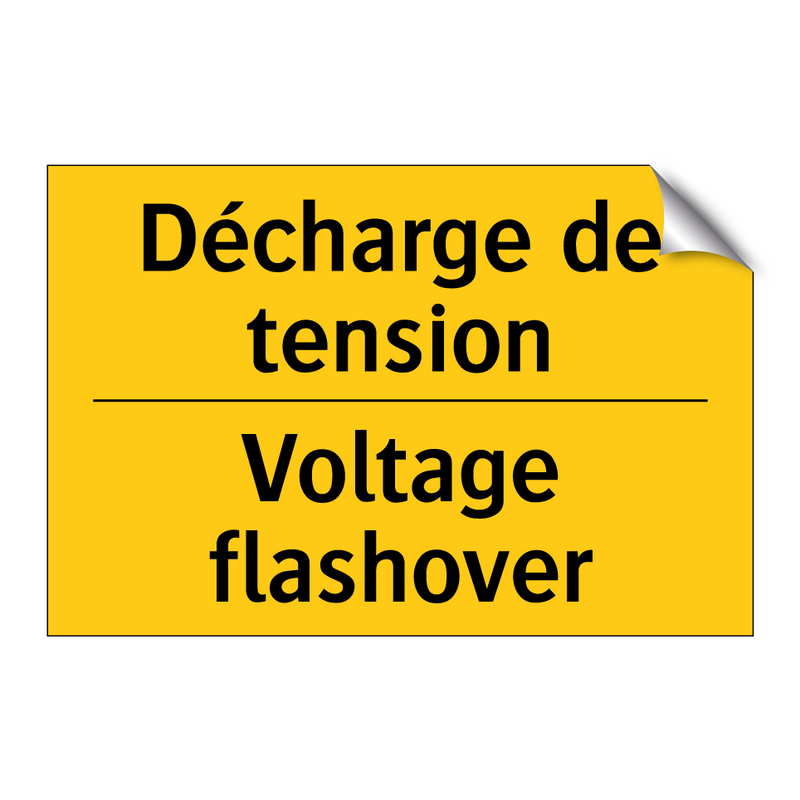 Décharge de tension - Voltage flashover