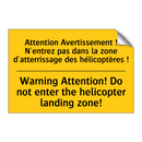 Attention Avertissement ! N'entrez  /.../ - Warning Attention! Do not enter  /.../