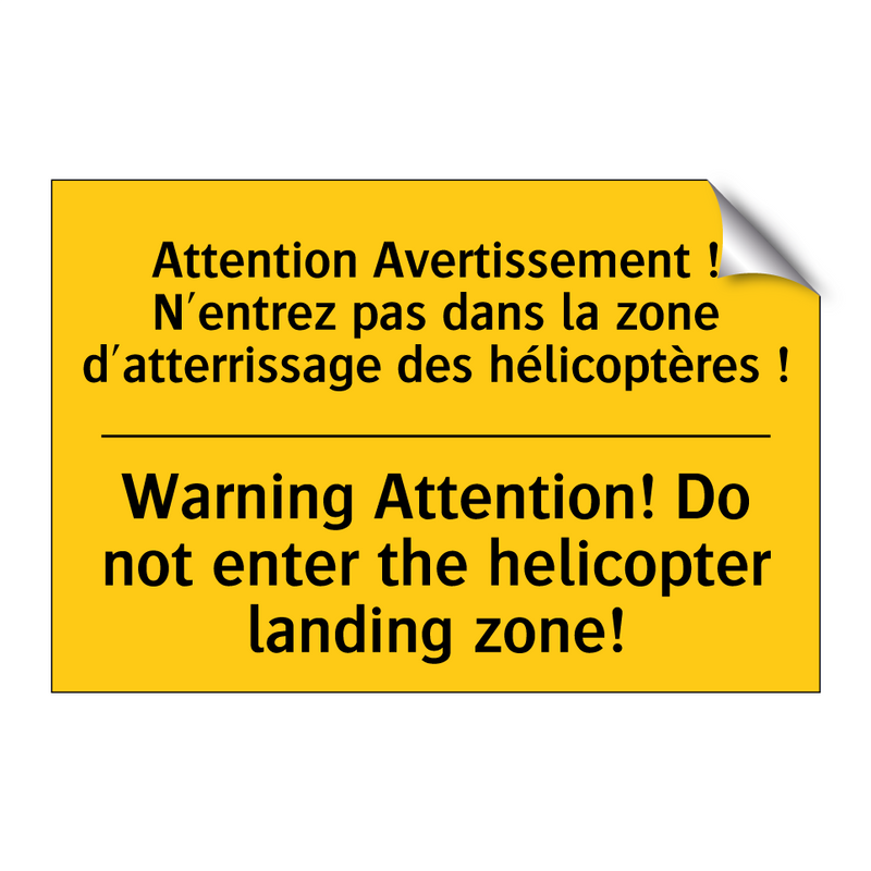 Attention Avertissement ! N'entrez  /.../ - Warning Attention! Do not enter  /.../