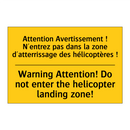 Attention Avertissement ! N'entrez  /.../ - Warning Attention! Do not enter  /.../