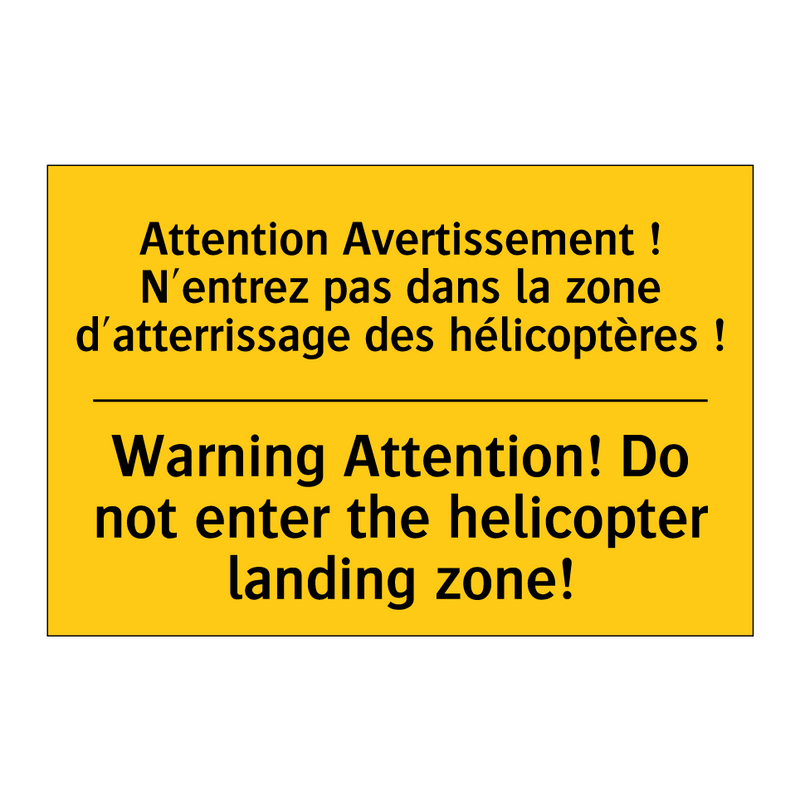 Attention Avertissement ! N'entrez  /.../ - Warning Attention! Do not enter  /.../