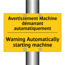 Avertissement Machine démarrant  /.../ - Warning Automatically starting  /.../