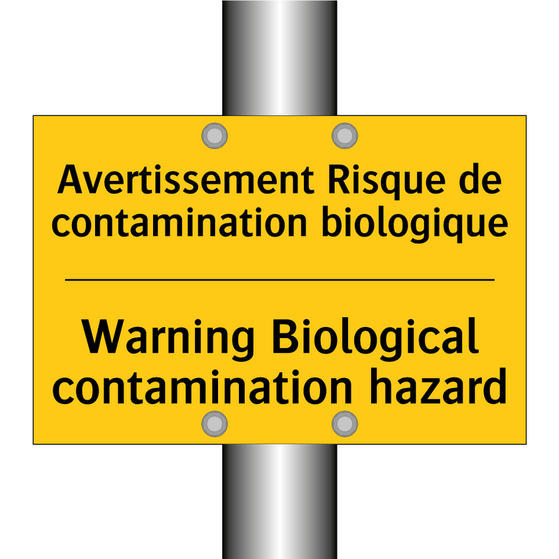 Avertissement Risque de contamination  /.../ - Warning Biological contamination  /.../