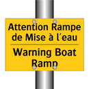 Attention Rampe de Mise à l'eau /.../ - Warning Boat Ramp