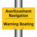 Avertissement Navigation - Warning Boating