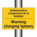 Avertissement chargement de la  /.../ - Warning charging battery