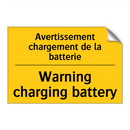 Avertissement chargement de la  /.../ - Warning charging battery