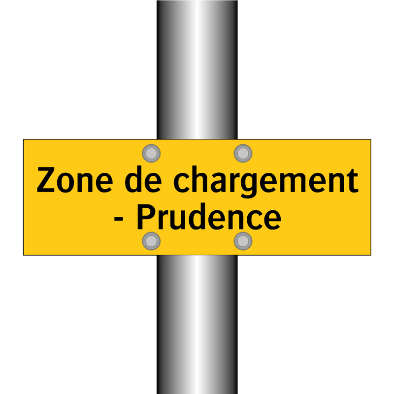 Zone de chargement - Prudence