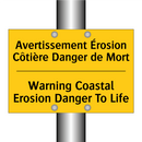 Avertissement Érosion Côtière  /.../ - Warning Coastal Erosion Danger  /.../