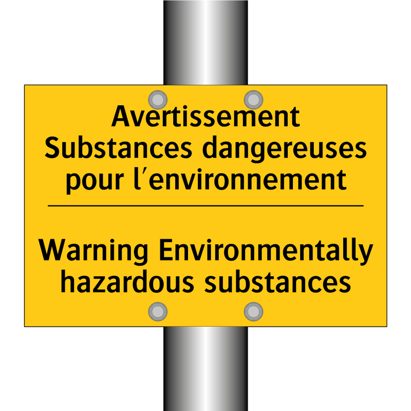 Avertissement Substances dangereuses  /.../ - Warning Environmentally hazardous  /.../