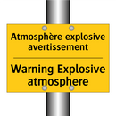 Atmosphère explosive avertissement /.../ - Warning Explosive atmosphere
