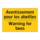 Avertissement pour les abeilles /.../ - Warning for bees