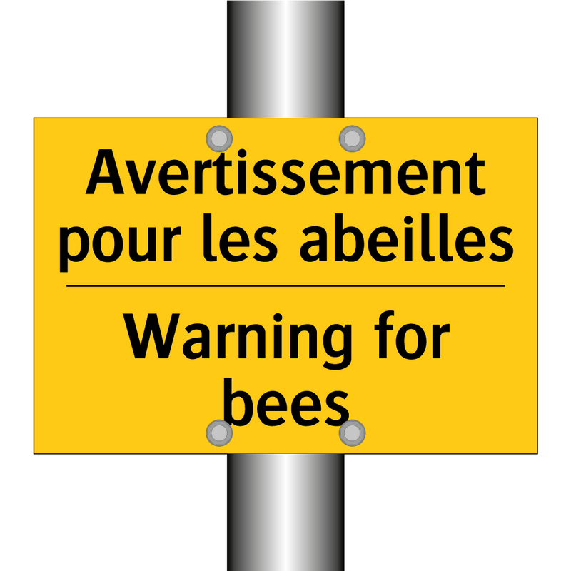 Avertissement pour les abeilles /.../ - Warning for bees