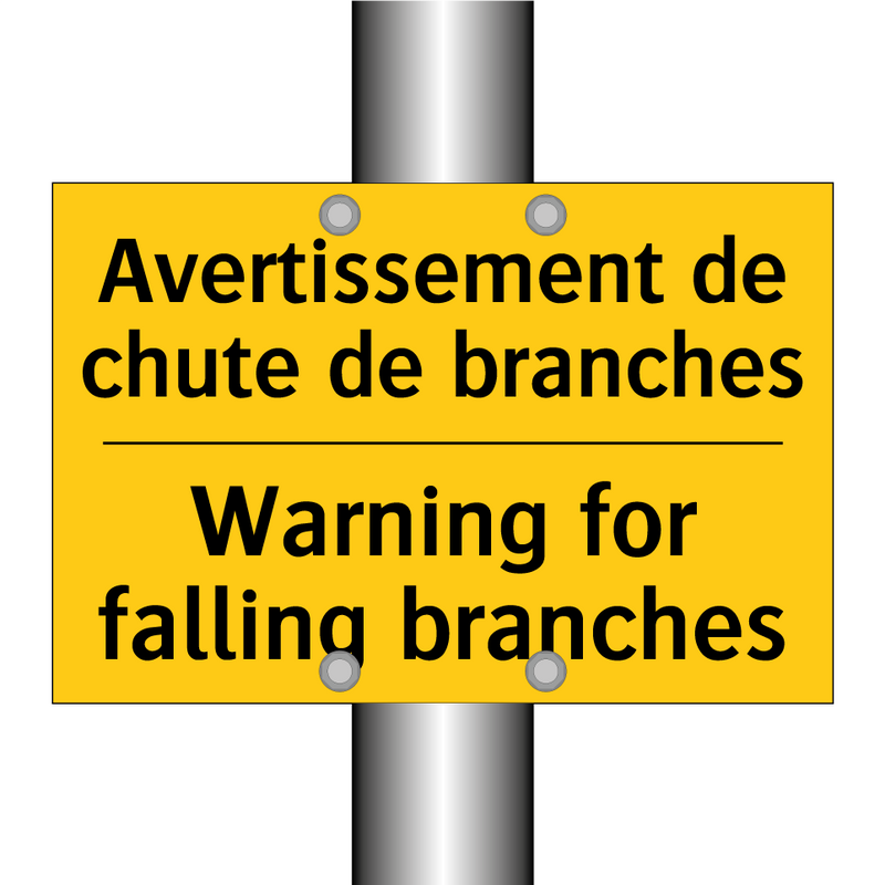 Avertissement de chute de branches /.../ - Warning for falling branches