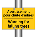 Avertissement pour chute d'arbres /.../ - Warning for falling trees