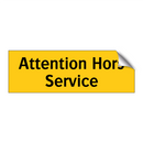 Attention Hors Service