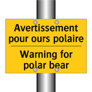 Avertissement pour ours polaire /.../ - Warning for polar bear