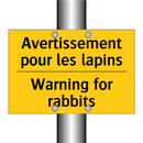 Avertissement pour les lapins - Warning for rabbits