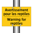 Avertissement pour les reptiles /.../ - Warning for reptiles