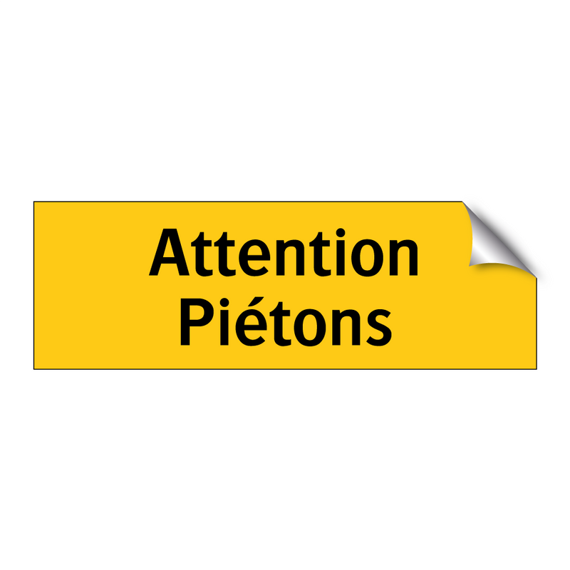 Attention Piétons