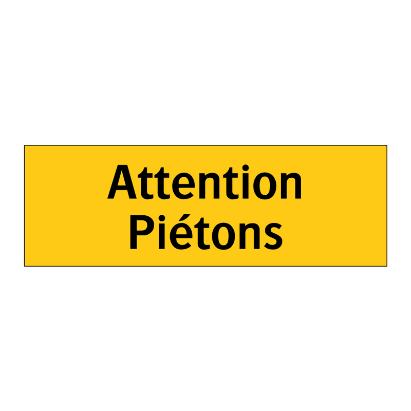 Attention Piétons