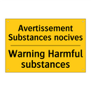 Avertissement Substances nocives /.../ - Warning Harmful substances