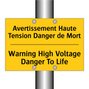 Avertissement Haute Tension Danger  /.../ - Warning High Voltage Danger To  /.../