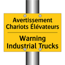 Avertissement Chariots Élévateurs /.../ - Warning Industrial Trucks