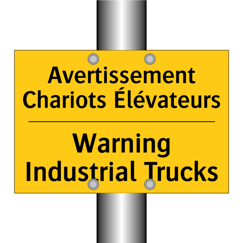 Avertissement Chariots Élévateurs /.../ - Warning Industrial Trucks