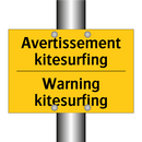 Avertissement kitesurfing - Warning kitesurfing