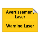 Avertissement Laser - Warning Laser