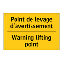 Point de levage d'avertissement /.../ - Warning lifting point
