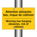 Attention obstacles bas, risque  /.../ - Warning low-hanging obstacles,  /.../