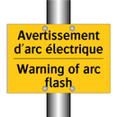 Avertissement d'arc électrique - Warning of arc flash