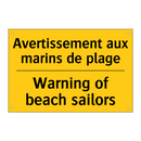 Avertissement aux marins de plage /.../ - Warning of beach sailors