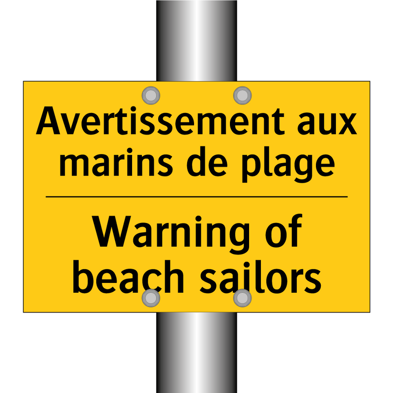Avertissement aux marins de plage /.../ - Warning of beach sailors