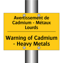 Avertissement de Cadmium - Métaux  /.../ - Warning of Cadmium - Heavy Metals /.../