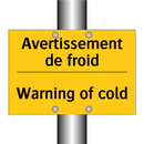 Avertissement de froid - Warning of cold