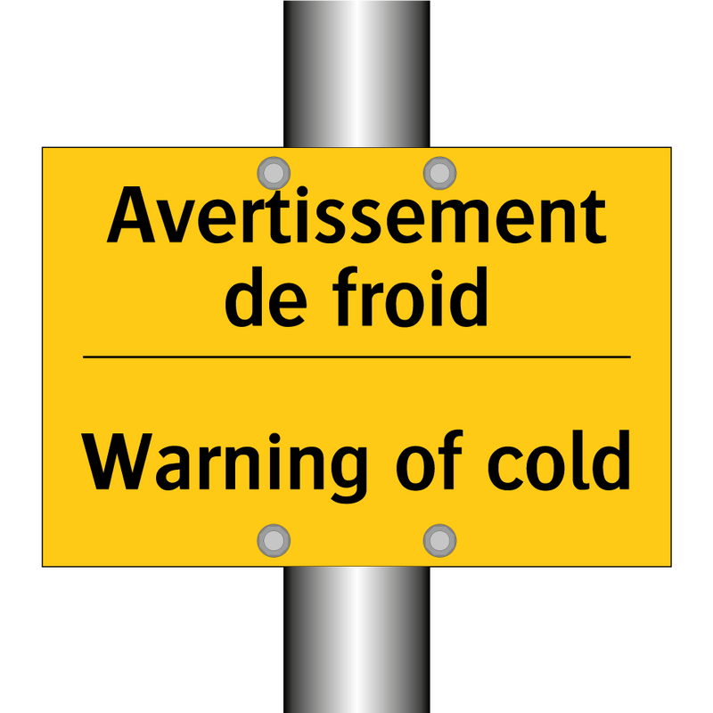Avertissement de froid - Warning of cold