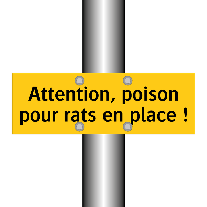 Attention, poison pour rats en place !