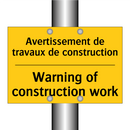 Avertissement de travaux de construction /.../ - Warning of construction work