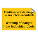 Avertissement de danger lié aux  /.../ - Warning of danger from industrial  /.../