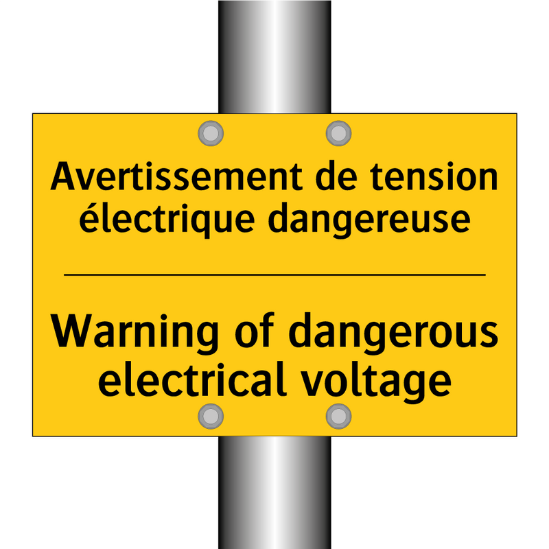 Avertissement de tension électrique  /.../ - Warning of dangerous electrical  /.../