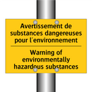 Avertissement de substances dangereuses  /.../ - Warning of environmentally hazardous  /.../