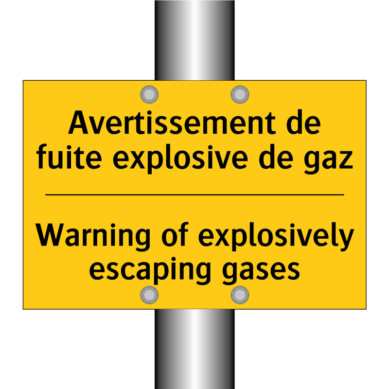 Avertissement de fuite explosive  /.../ - Warning of explosively escaping  /.../