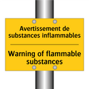Avertissement de substances inflammables /.../ - Warning of flammable substances /.../